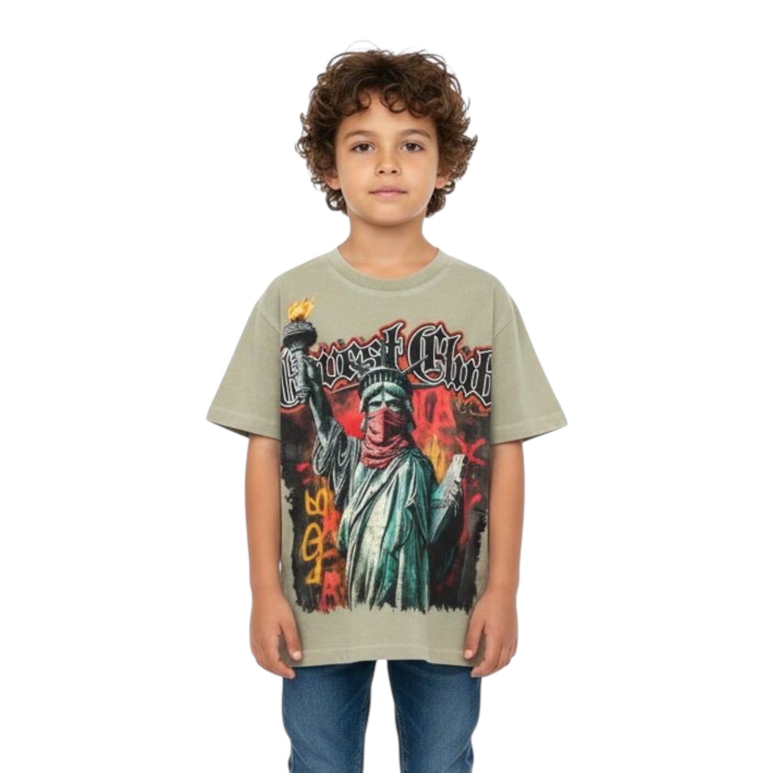 G*WEST: BOYS Freedom Unmasked SS Tee 9479